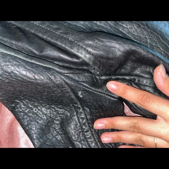 Aritza x Mackage Leather Rummer Jacket